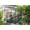 Skleník VITAVIA IDA 6500 čiré sklo 3 mm + PC 6 mm černý
