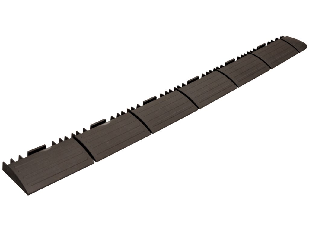 Ukončovacia lišta LINEA MARTE 60 x 5,2 x 1,3 cm vonkajšie zámky tmavo hnedá 1 ks
