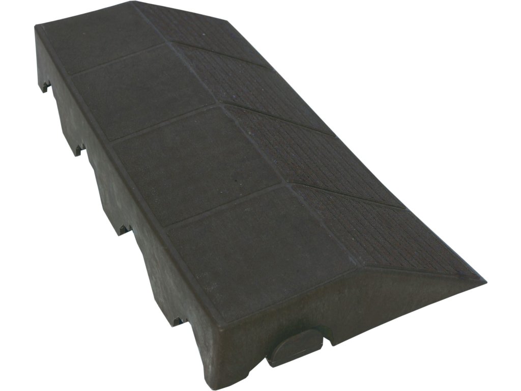 Ukončovacia lišta LINEA COMBI 39 x 19,5 x 4,8 cm vnútorné zámky tmavo hnedá 1 ks