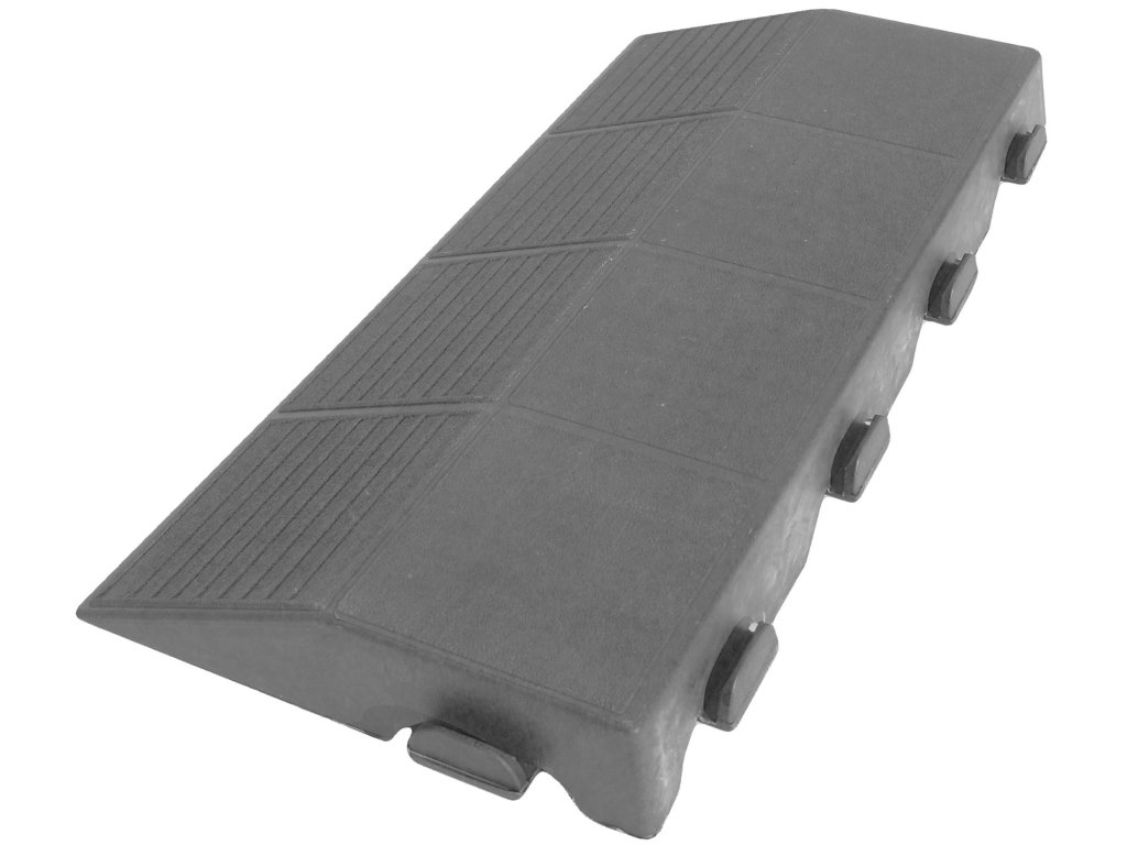Ukončovacia lišta LINEA COMBI 39 x 20,5 x 4,8 cm vonkajšie zámky sivá 1 ks