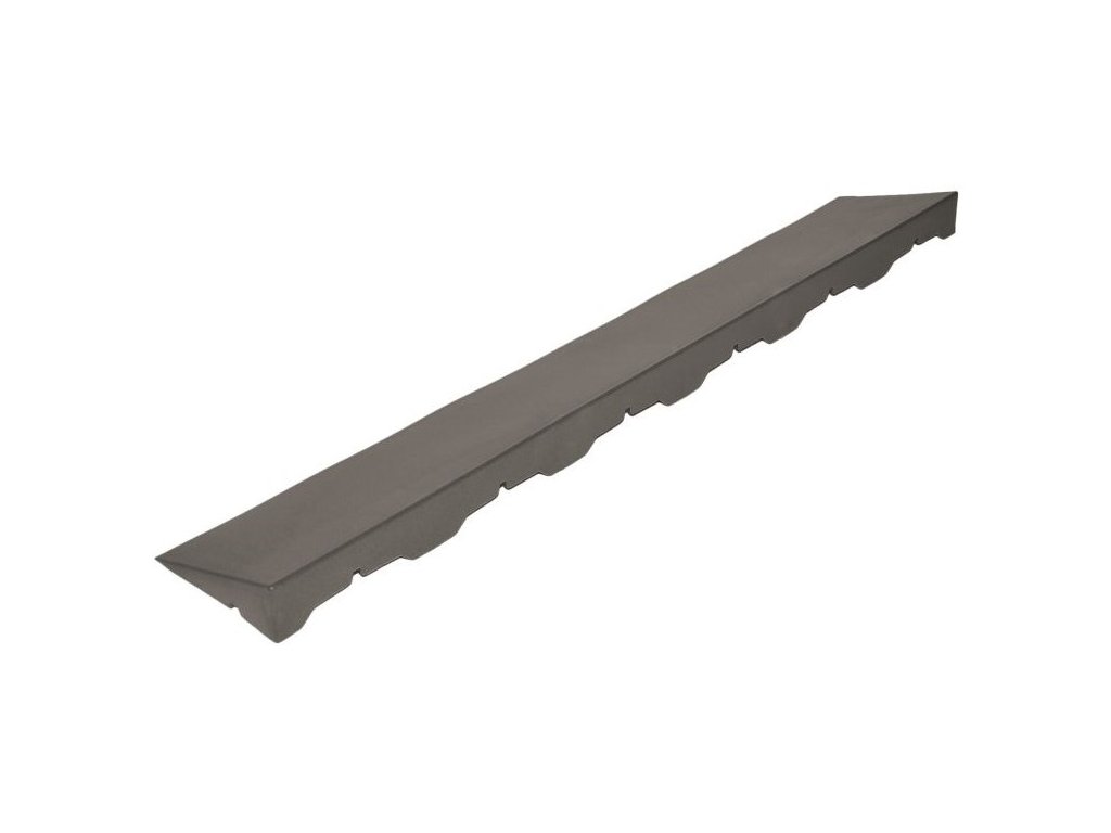 Ukončovacia lišta PIASTRELLA FORATA 60 x 10 x 3,3 cm vnútorné zámky sivá 1 ks