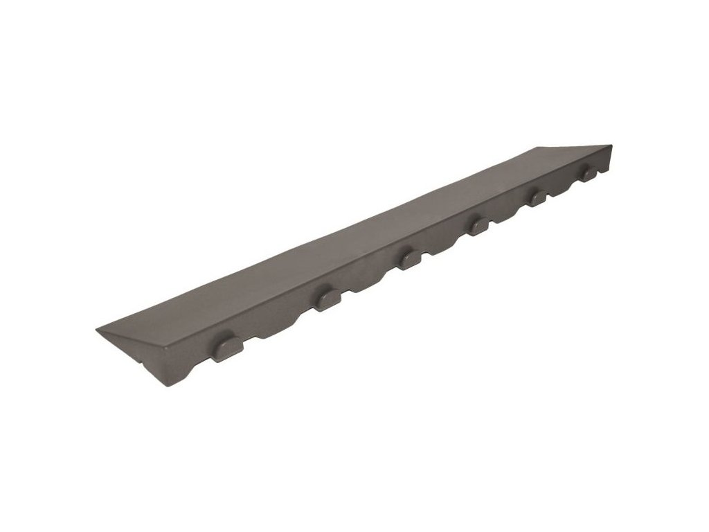 Ukončovacia lišta PIASTRELLA PIENA 40 x 10 x 3,3 cm vonkajšie zámky sivá 1 ks