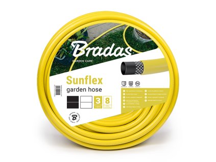 Žlté zavlažovacie hadice 1 1/4 " SUNFLEX 50 m UV odolná - 3 vrstvová