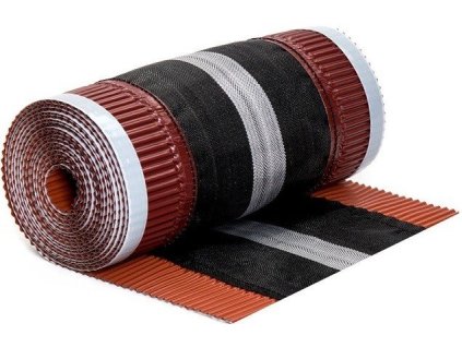 13462 1 hrebenovy a narozni pas standard 300 mm x 5 m ral 9005 cerna