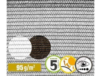Tieniaca tkanina TENAX SOLEADO GLAM 84% (100 g/m²) šedá 1,5 x 50 m