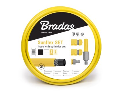 Záhradná hadica SUNFLEX s príslušenstvom 1/2 " - 20 m UV odolná
