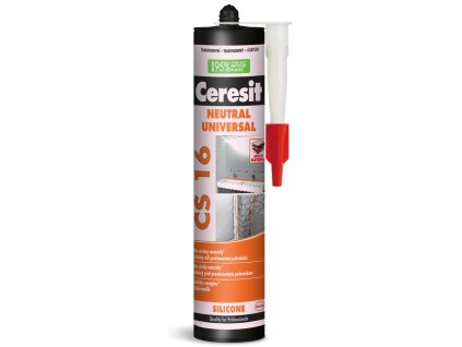 Neutrálny silikón CS 16 Neutral 300 ml transparent Ceresit