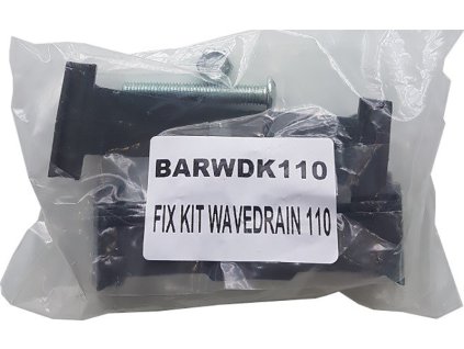 fixacni sada pro plastovy zlab wavedrain 120 x 110 mm
