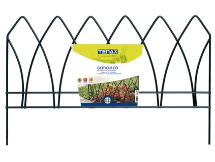 Okrasný plôtik 38 x 60 cm drôtený plot dekoračný čierny