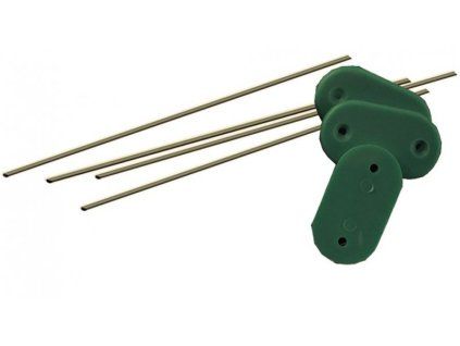 23740 uchyty na umely plot 15 cm cannicci 26 ks zelene