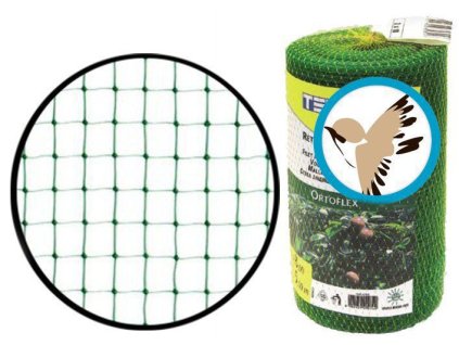 Sieť proti vtákom TENAX ORTOFLEX 10 g/m² zelená 2 x 500 m