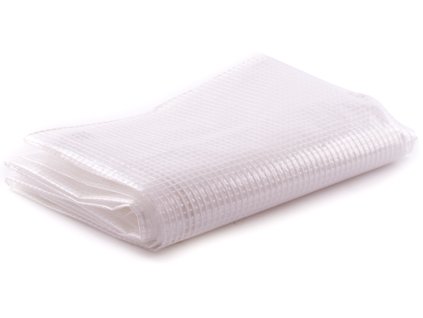 Zakrývacie plachty 4 x 5 m priehľadná 150g/m2 s kovovými okami