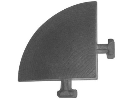 Ukončovací roh LINEA EASY SLATE 5,4 x 5,4 x 2,5 cm sivý 1 ks