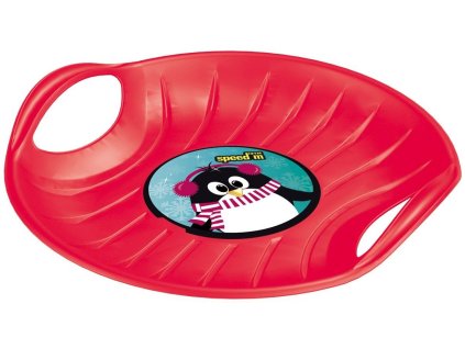 Detský klzák na sneh SPEED M červený