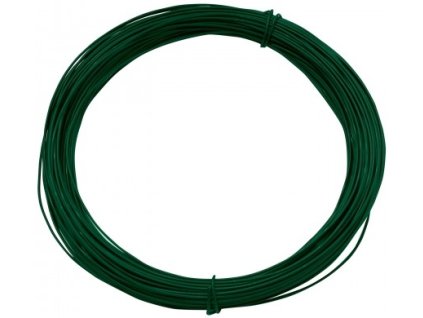 Viazací drôt 2 mm PVC + ZN zelený 50 m Pilecký