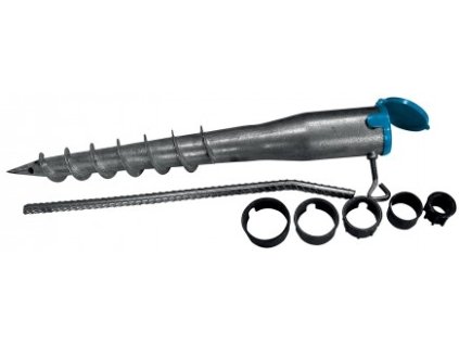 Vrut zemný Zn 63 x 560 mm VRUPIL 6356 pre stĺpiky do Ø 48 Pilecký