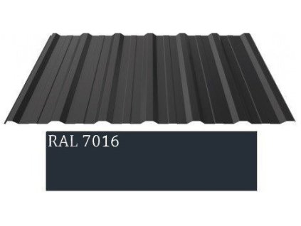 63246 1 plechova krytina trapezovy plech blacho trapez t18 plus 0 5 ral 7016 2 m