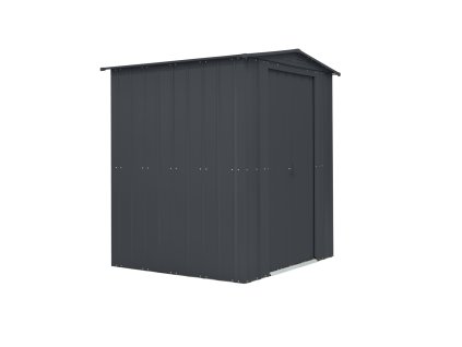 57939 9 kovovy zahradni domek globel 65 se stresnim oknem antracit