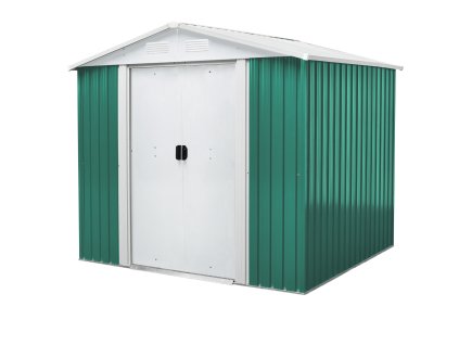 58029 9 kovovy zahradni domek maxtore 65 zeleny