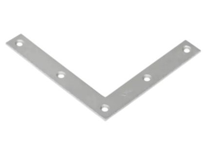 Uholník plochý NA 100 rohovník 100 x 100 x 15 x 2 mm pozinkovaný 1 ks