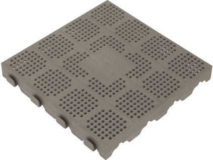 Plastová dlažba LINEA COMBI DRAINING 40 x 40 x 4,8 cm sivohnedá 1 ks