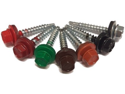 Farmárske skrutky FRS GTX F02 nerezové bimetalové 4,8 x 20 mm lakované