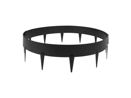 Kovový okraj stromov Hornval (2 diely) sivý - ⌀ 60 cm, výška 17,5 cm