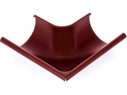 roh vnejsi pro okapovy zlab ral 3009 cervenohnedy