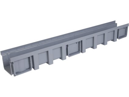 odvodnovaci plastovy zlab nicoll connecto a15 b125 bez mrize 1000 x 136 x 115 mm