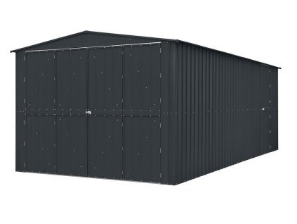87703 11 kovovy zahradni domek globel 1019 antracit