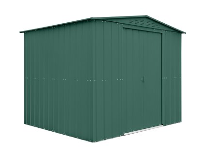 Kovový záhradný domček GLOBEL 108 so strešným oknom zelený
