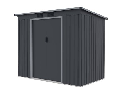 Kovový záhradný domček HALLE 74 antracit