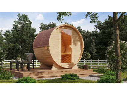 Fínska sauna KARIBU FASSAUNA 1 92821