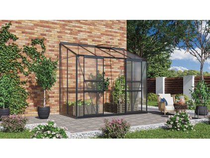 Skleník VITAVIA IDA 3300 PC 4 mm čierny