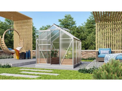 Skleník VITAVIA VENUS 3800 PC 4 mm strieborný