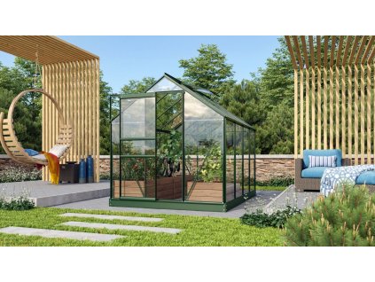 Skleník VITAVIA VENUS 5000 číre sklo 3 mm zelený
