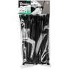 Sťahovacie pásky BRADAS BLACK 3,6 x 150 mm čierne 100 ks