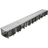 24061 odvodnovaci plastovy zlab wavedrain a15 s pozinkovanou mrizi 1000 x 120 x 90 mm