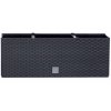 Plastové samozavlažovací truhlíky Rato Case antracit 60 x 25 cm