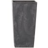 Kvetináč s vkladom URBI SQUARE BETON EFFECT 32,5 cm antracit