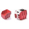 Set úložných boxov BINEER LONG SET 5 ks červený 198 x 118 x 155 mm