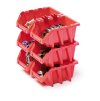 Set úložných boxov BINEER LONG SET 5 ks červený 198 x 118 x 155 mm