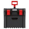 Kufor na náradie s transp. kolieskami a priehradkou X BLOCK LOG čierny 546 x 380 x 510 mm