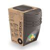 Sada 3 odpadkových košov SORTIBOX 3 x 25 l šedý kameň