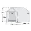Plachtový skleník SHELTERLOGIC  1,8 x 2,4 m / 25 mm