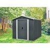 57915 11 kovovy zahradni domek maxtore 108 antracit
