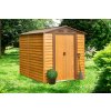 Kovový záhradný domček MAXTORE WOOD 86