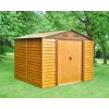 57990 7 kovovy zahradni domek maxtore wood 98