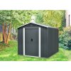 Kovový záhradný domček MAXTORE 65 antracit