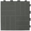 Drevoplastová dlažba MIXTILE 40 x 40 x 4,5 cm sivá 1 ks